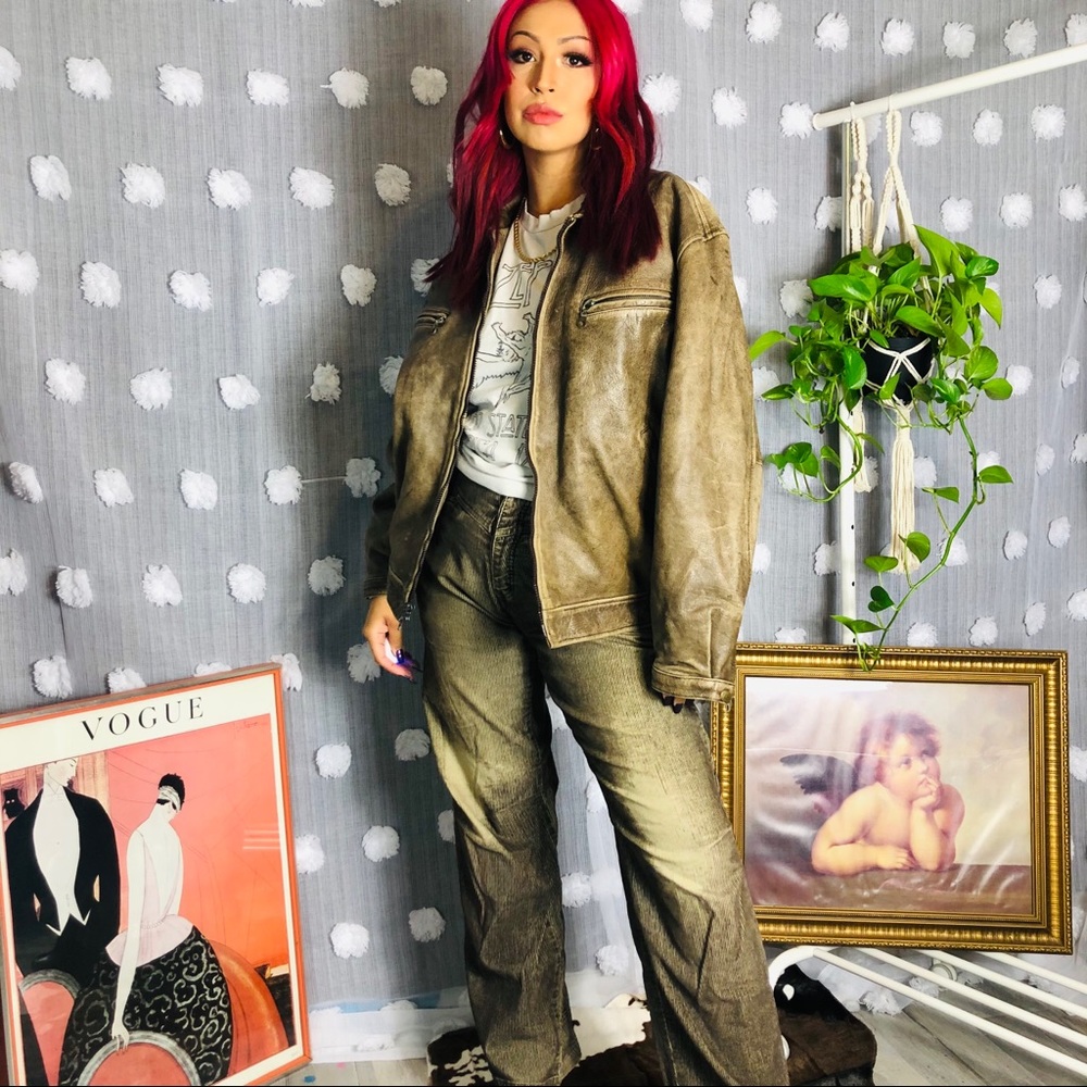 Genuine leather jacket